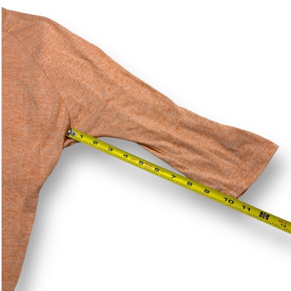 Victoria's Secret Peach Henley Top Size M/M Womens Casual Knit - Picture 7 of 11